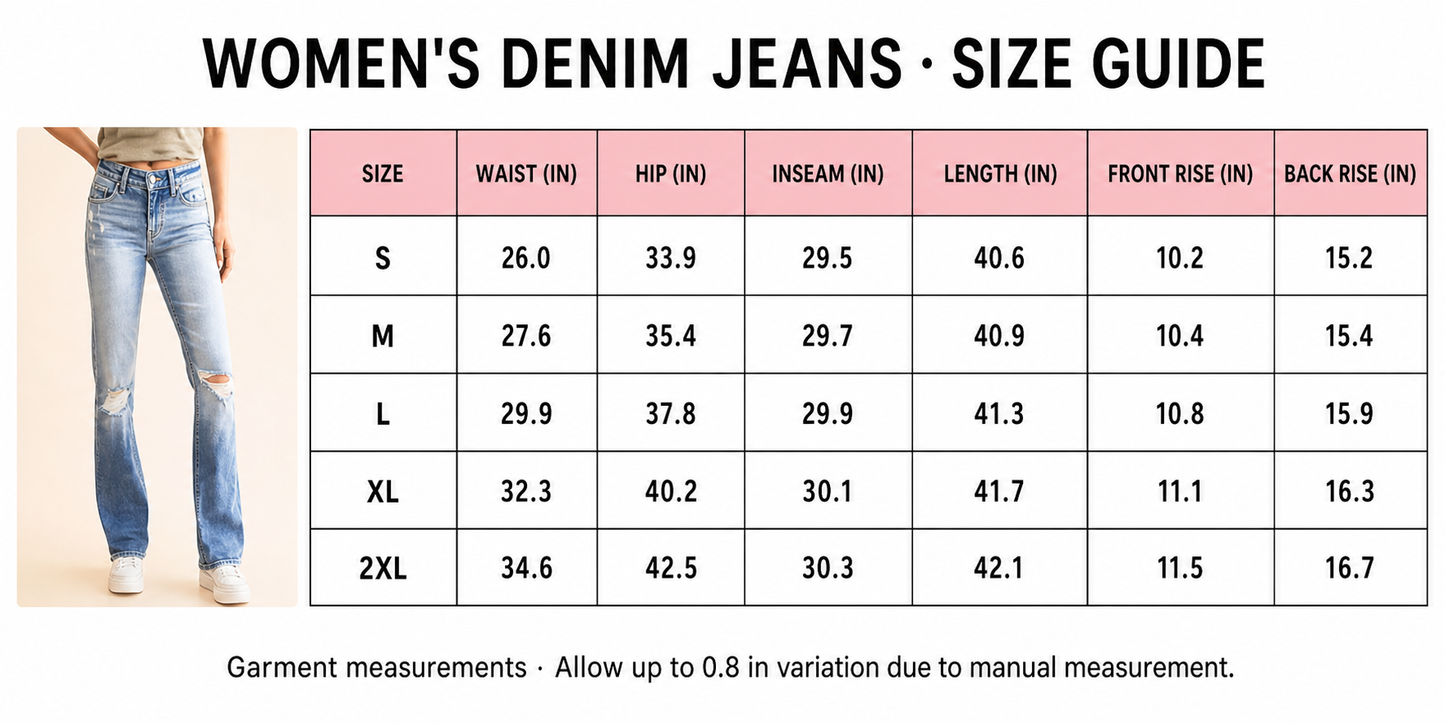 Women's Medium-Stretch Denim Jeans – Style 2531