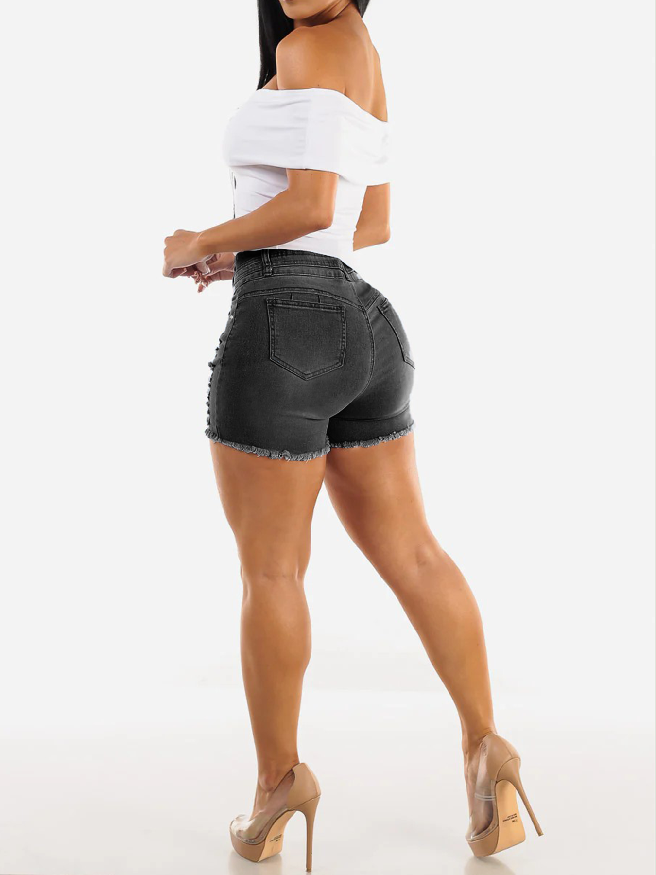 Women's Stretch Denim Shorts – Style 2533
