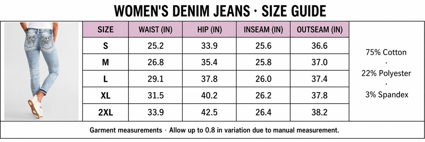 Women's Medium-Stretch Denim Jeans – Style 2331