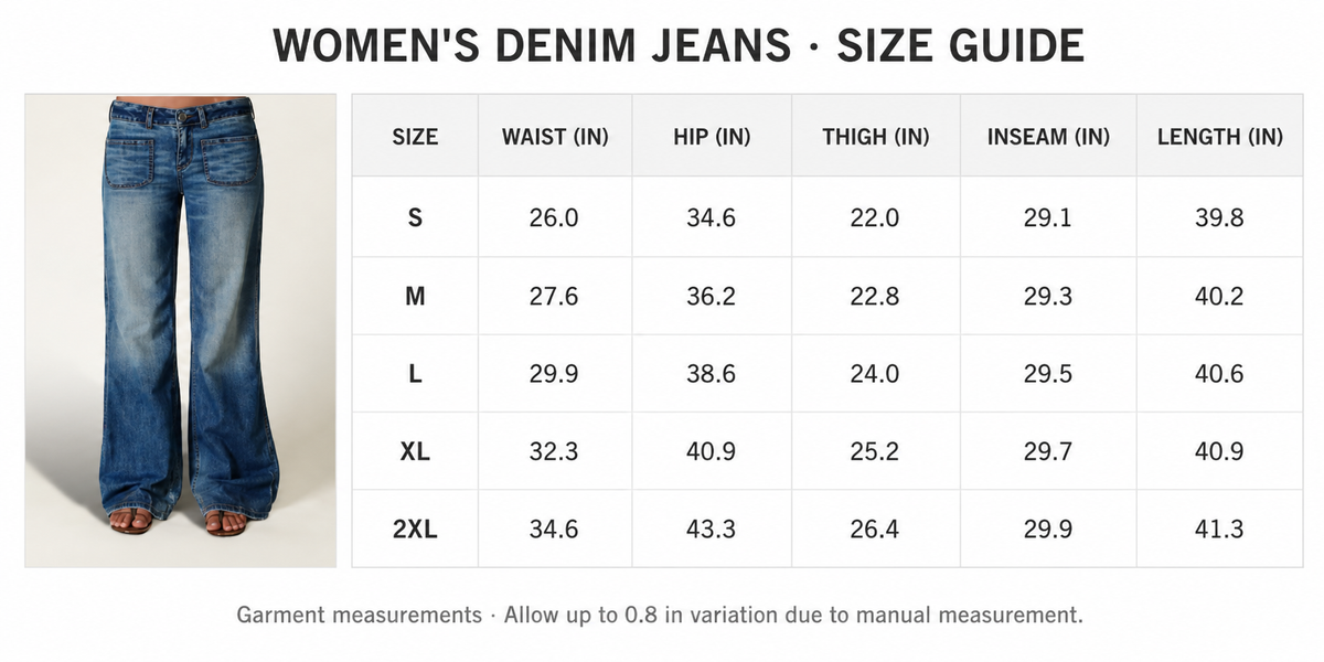 Women's Medium-Stretch Denim Jeans ¨C QFX-24541