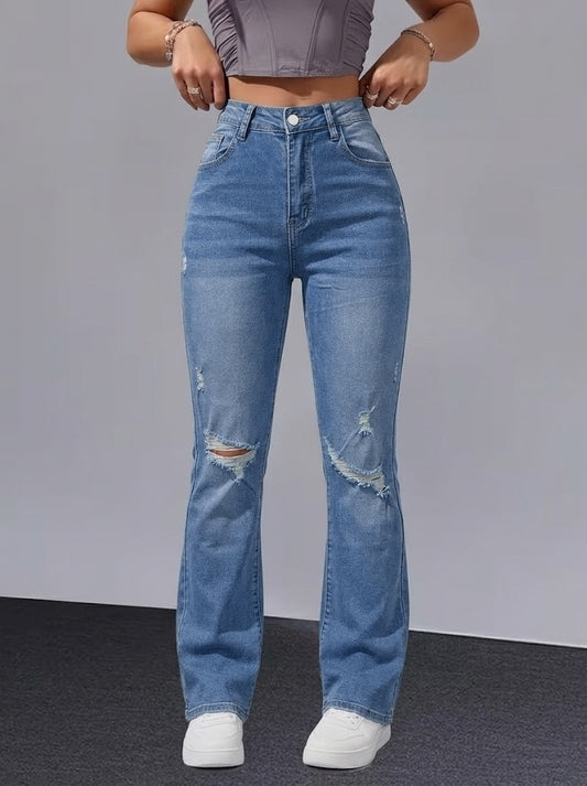 Women's Medium-Stretch Denim Jeans – Style 2502