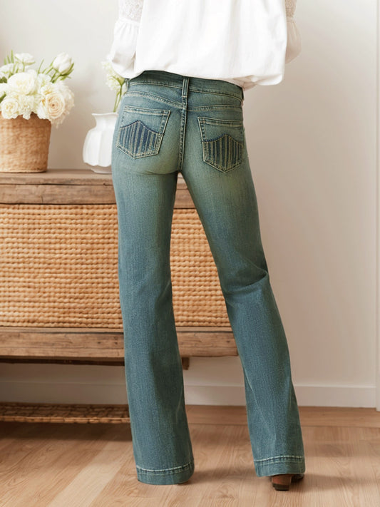 Women's Medium-Stretch Denim Jeans – Style 2459