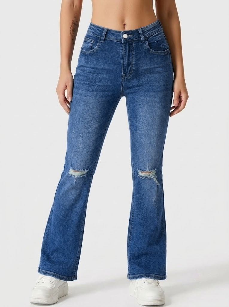 Women's Medium-Stretch Denim Jeans – Style 2504