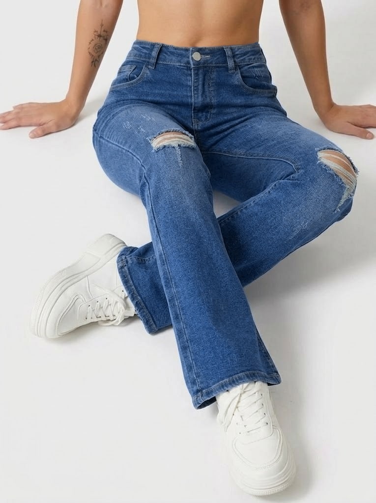 Women's Medium-Stretch Denim Jeans – Style 2504