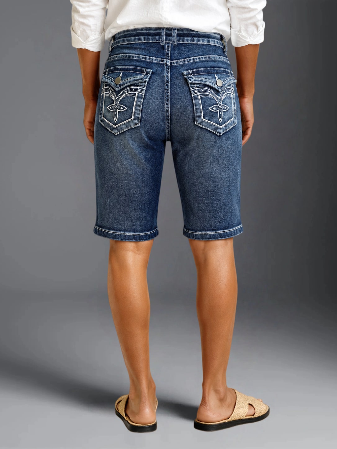 Women's Stretch Denim Shorts – Style 2404