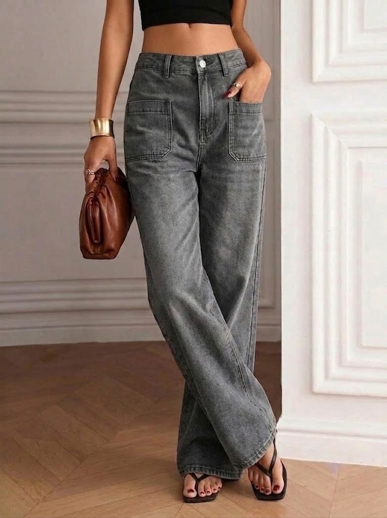 Women's Medium-Stretch Denim Jeans ¨C QFX-24541