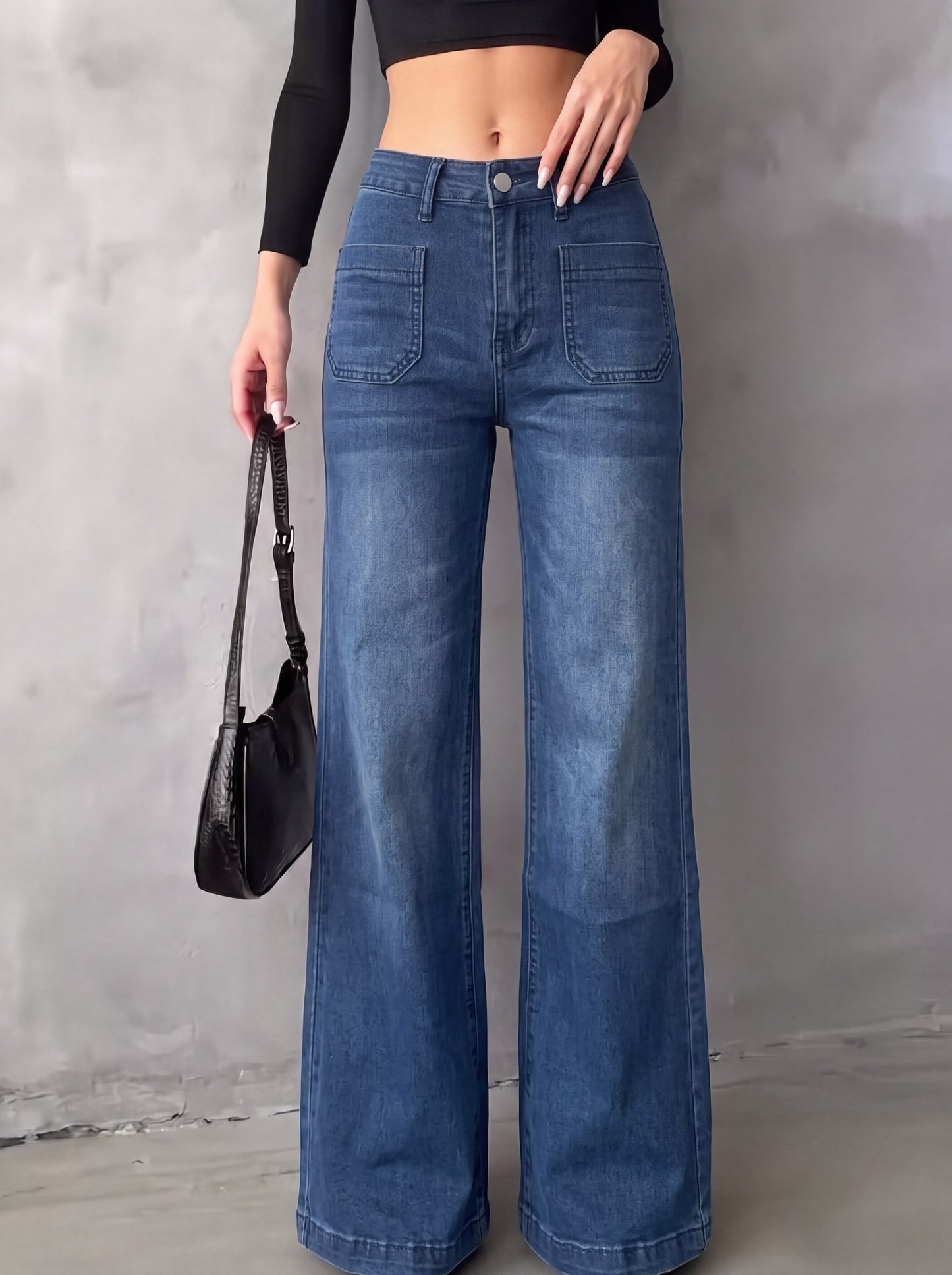 Women's Medium-Stretch Denim Jeans – QFX-2454