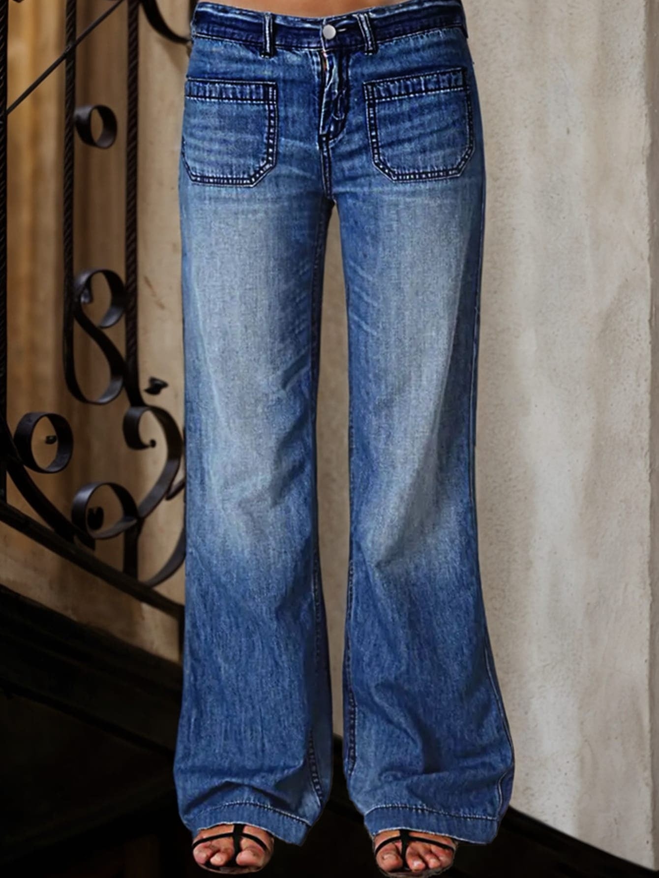 Women's Medium-Stretch Denim Jeans – QFX-2454